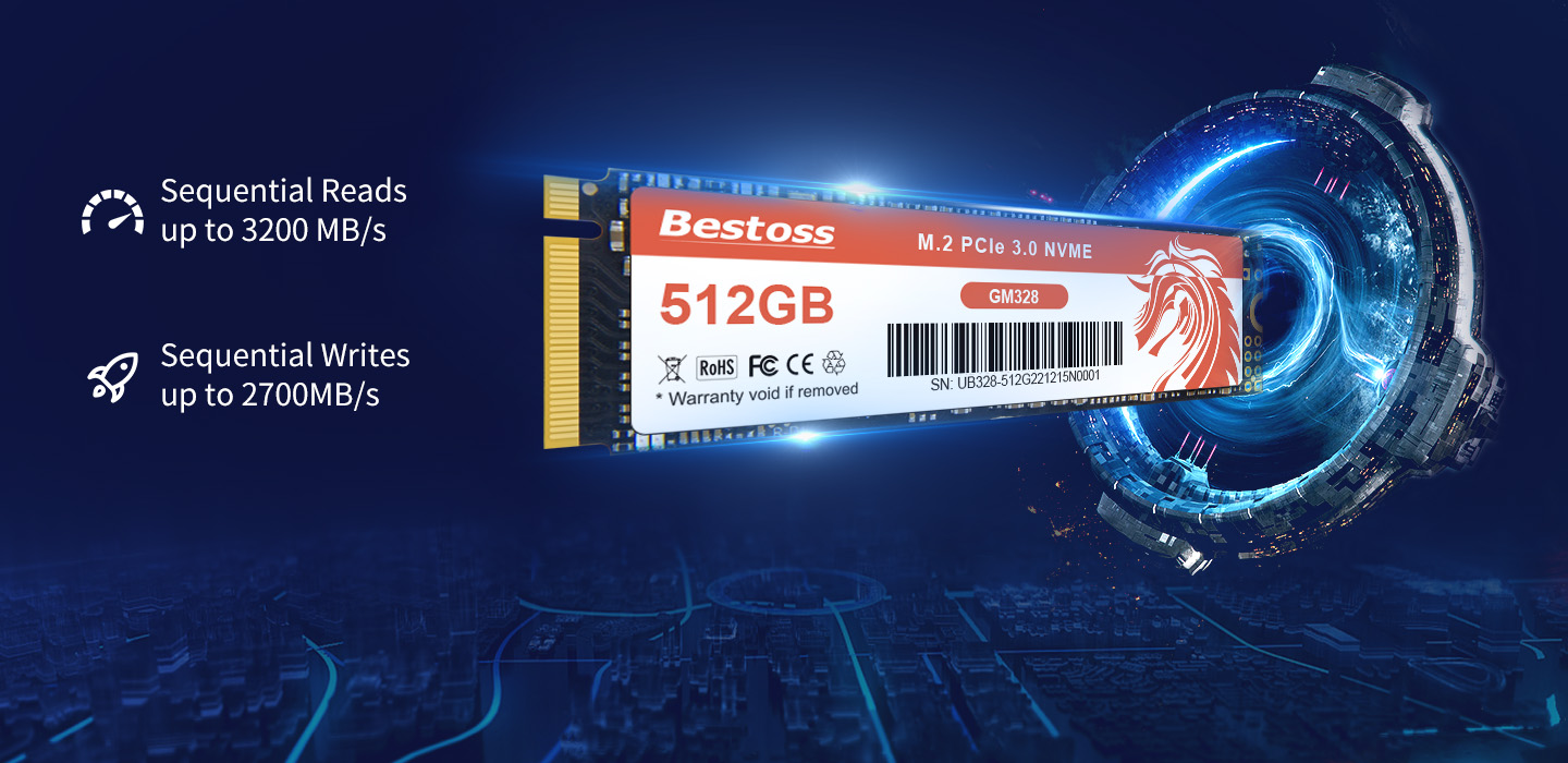 GM328 PCIe 3.0 NVMe M.2 SSD - 3000MB/s