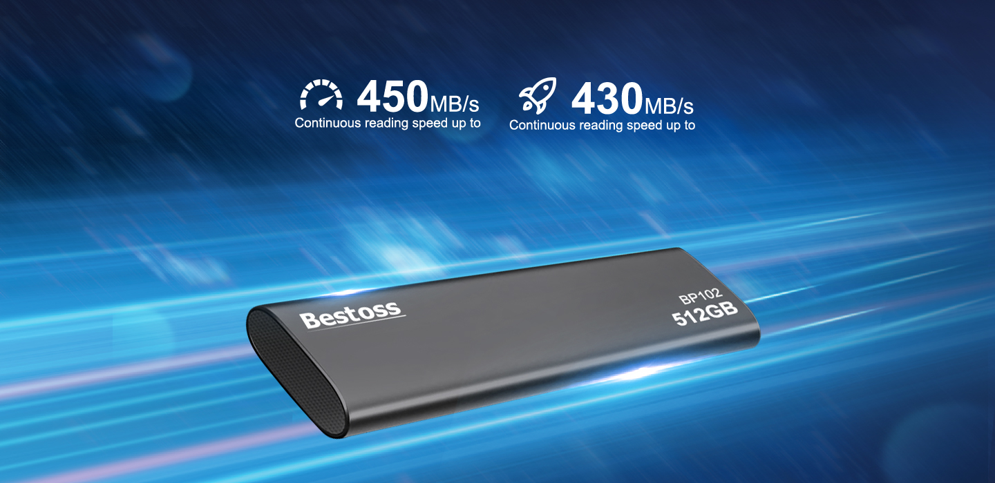 BP102 256GB USB 3.1 Gen2 External SSD