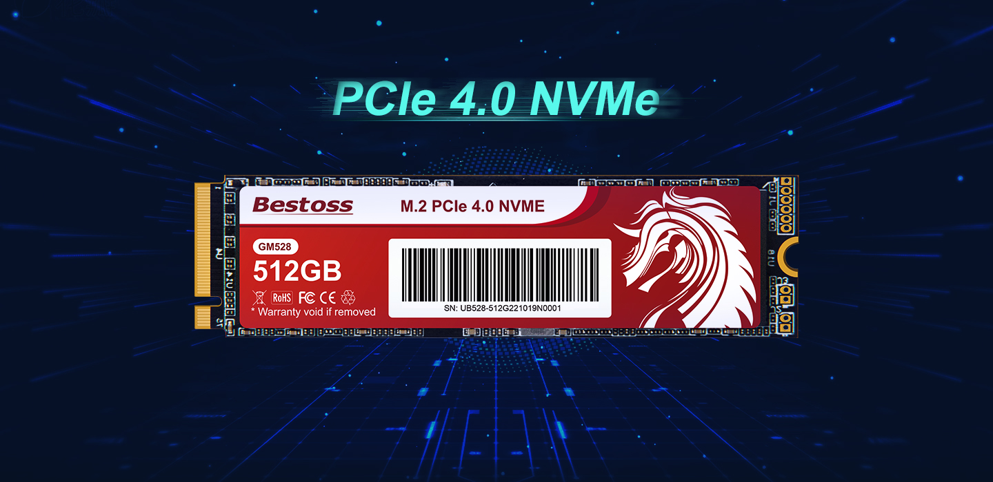 GM528 PCIe 4.0 NVMe M.2 SSD - 5000MB/s